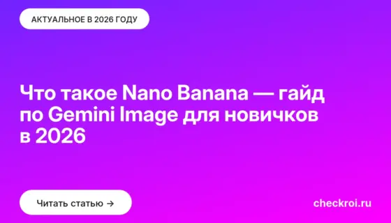 Обложка: Что такое Nano Banana — гайд по Gemini Image для новичков в 2026