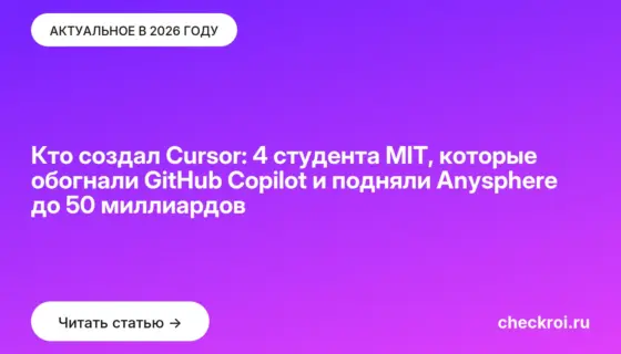 Обложка: Кто создал Cursor: 4 студента MIT, которые обогнали GitHub Copilot и подняли Anysphere до 50 миллиардов