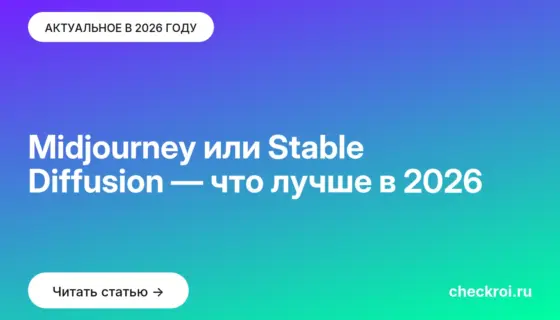 Обложка: Midjourney или Stable Diffusion — что лучше в 2026