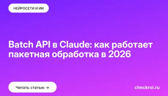 Обложка: Batch API в Claude: как работает пакетная обработка в 2026