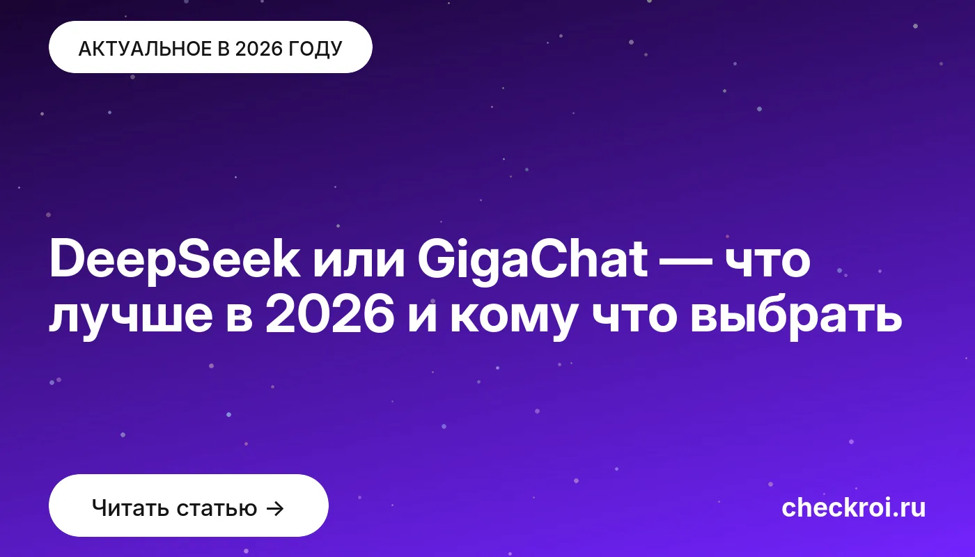 Обложка: DeepSeek или GigaChat — что лучше в 2026 и кому что выбрать