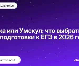 Обложка: Сотка или Умскул: что выбрать для подготовки к ЕГЭ в 2026 году