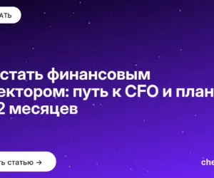 Обложка: Как стать финансовым директором: путь к CFO и план на 12 месяцев