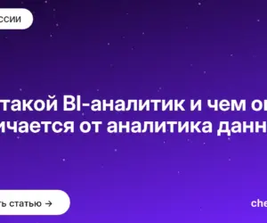 Обложка: Кто такой BI аналитик и чем он отличается от аналитика данных