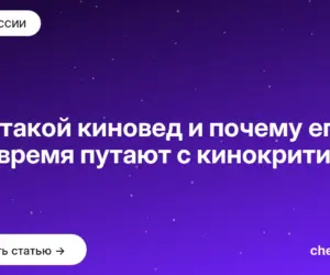 Обложка: Кто такой киновед и почему его всё время путают с кинокритиком