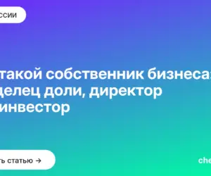 Обложка: Кто такой собственник бизнеса: владелец доли, директор или инвестор