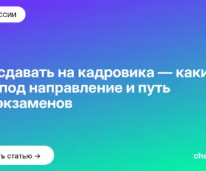 Обложка: Что сдавать на кадровика — какие ЕГЭ под направление и путь без экзаменов