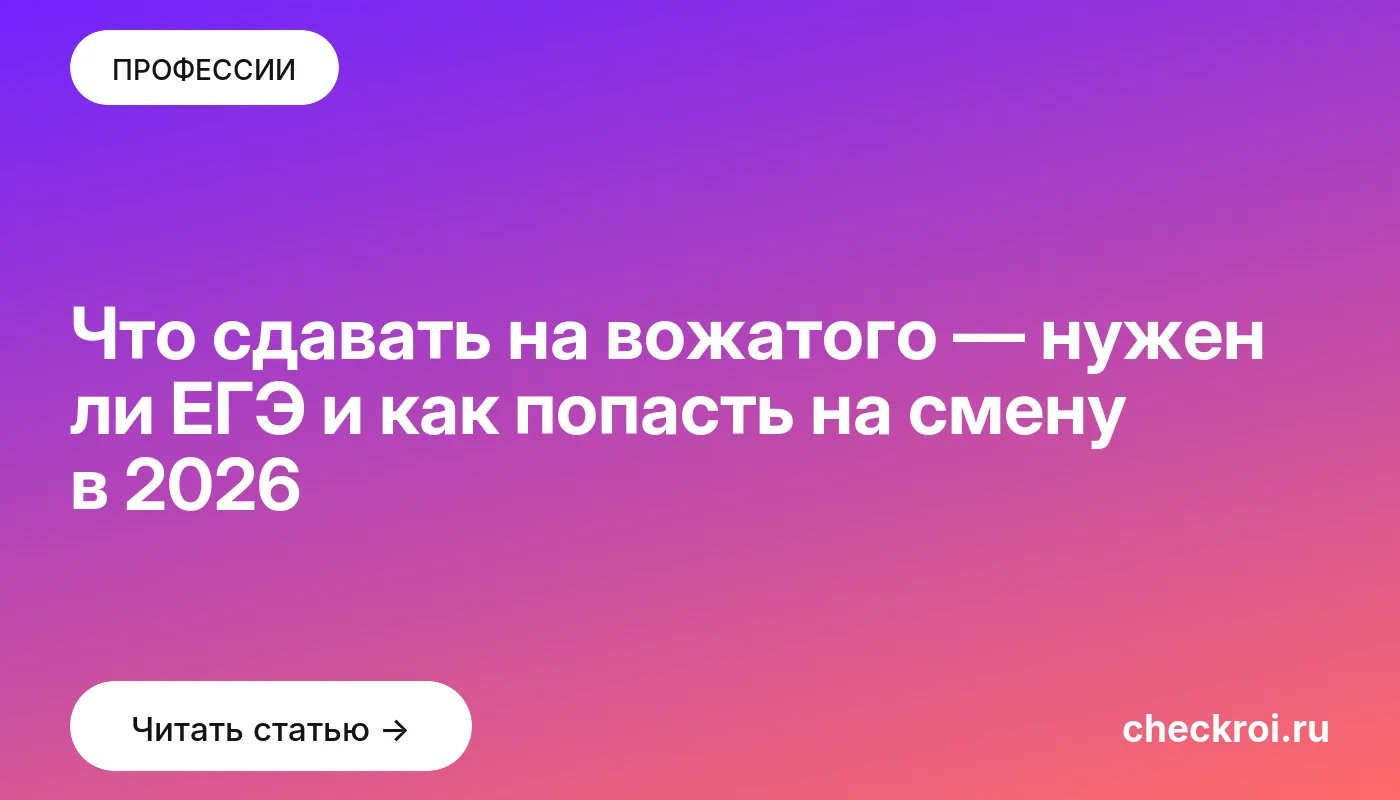 Обложка: Что сдавать на вожатого — нужен ли ЕГЭ и как попасть на смену в 2026