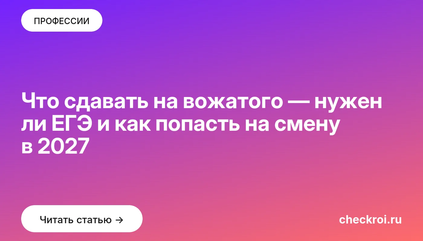 Что сдавать на вожатого — нужен ли ЕГЭ и как попасть на смену в 2027