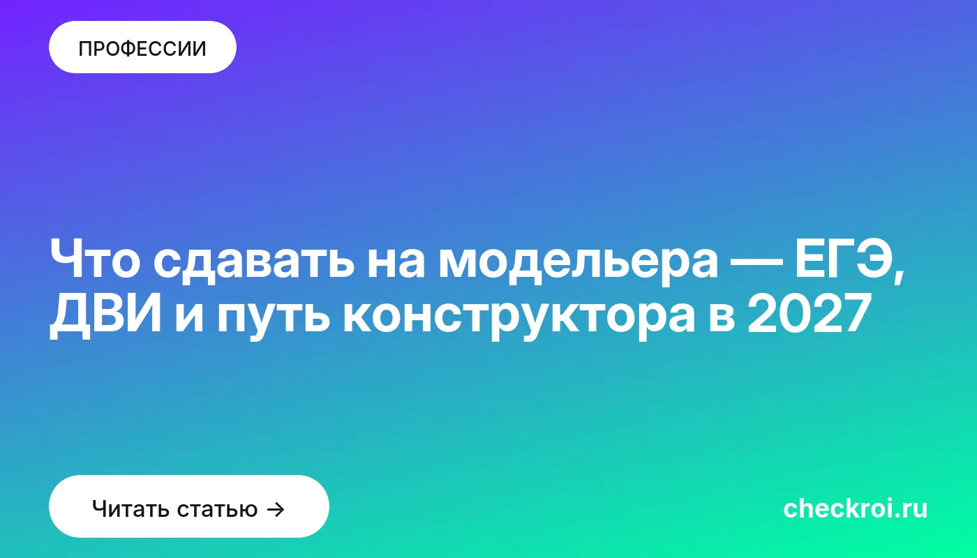 Что сдавать на модельера — ЕГЭ, ДВИ и путь конструктора в 2027