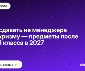 Обложка: Что сдавать на менеджера по туризму — предметы после 9 и 11 класса в 2027