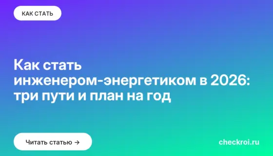 Обложка: Как стать инженером энергетиком в 2026: три пути и план на год