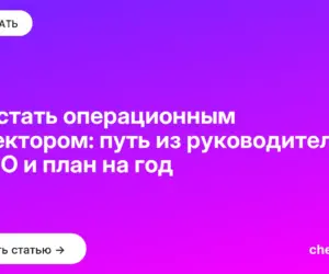 Обложка: Как стать операционным директором: путь из руководителя в COO и план на год