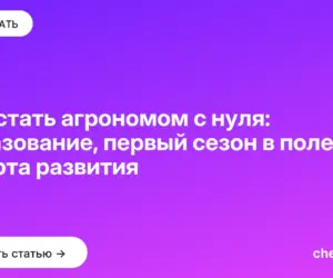 Обложка: Как стать агрономом с нуля: образование, первый сезон в поле и карта развития
