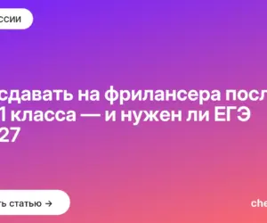 Обложка: Что сдавать на фрилансера после 9 и 11 класса — и нужен ли ЕГЭ в 2027