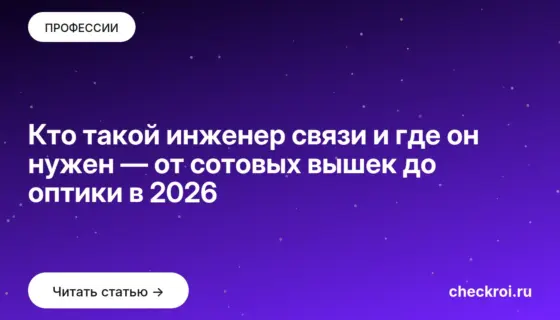 Обложка: Кто такой инженер связи и где он нужен — от сотовых вышек до оптики в 2026