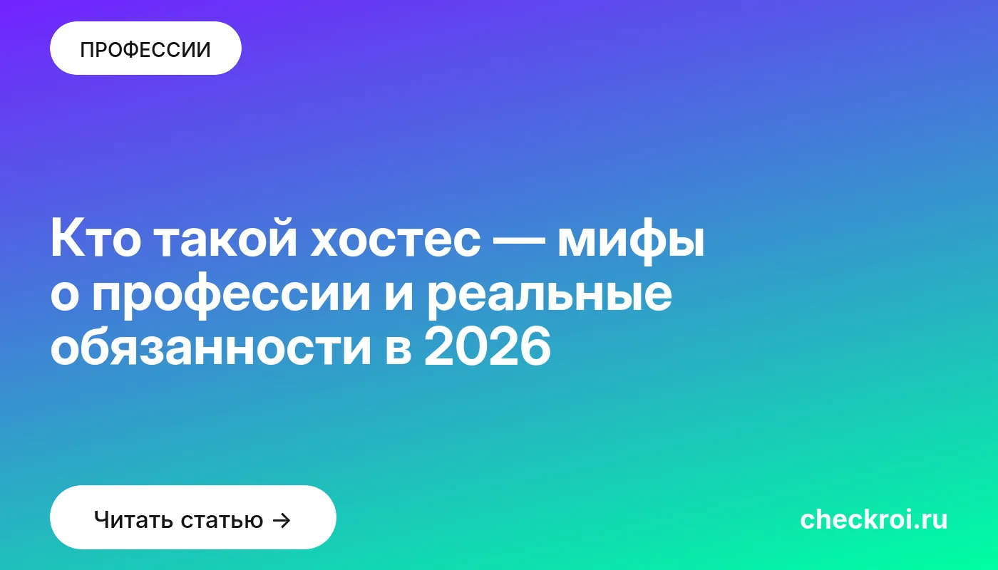 Обложка: Кто такой хостес — мифы о профессии и реальные обязанности в 2026