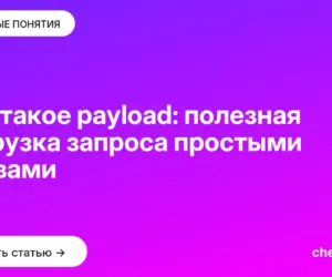 Обложка: Что такое payload: полезная нагрузка запроса простыми словами